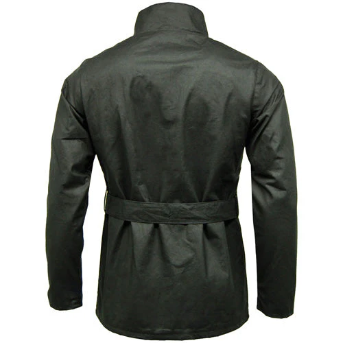 Game Continental Belted Motorcyle Wax Jacket - Image 3