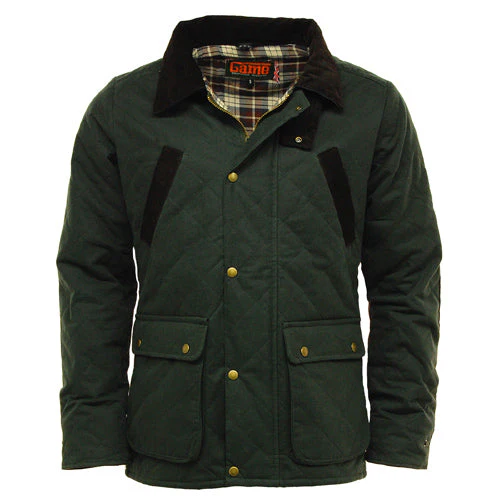 Game Oxford Quilted Wax Jacket - Image 6