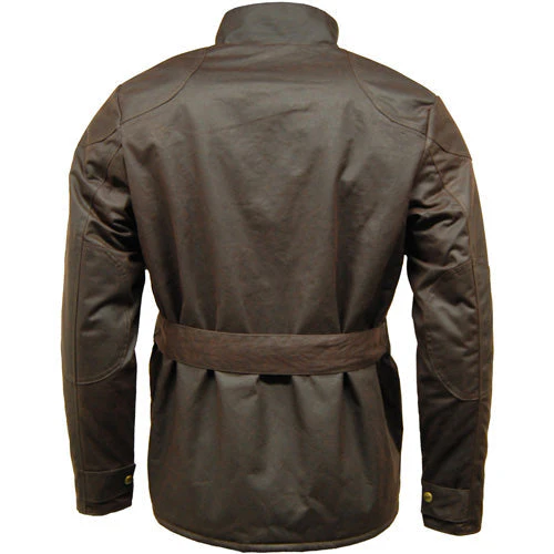 Game Speedway Quilted Wax Biker Jacket - Image 7