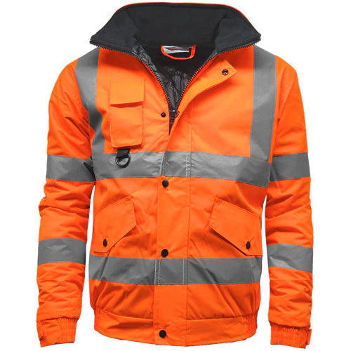 Hi Vis HV301 Bomber Jacket - Image 2