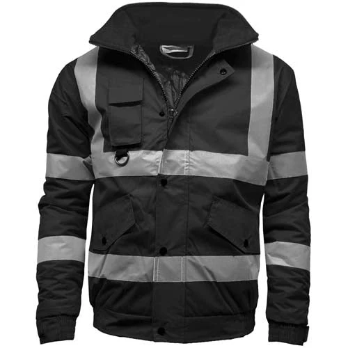 Hi Vis HV301 Bomber Jacket - Image 3