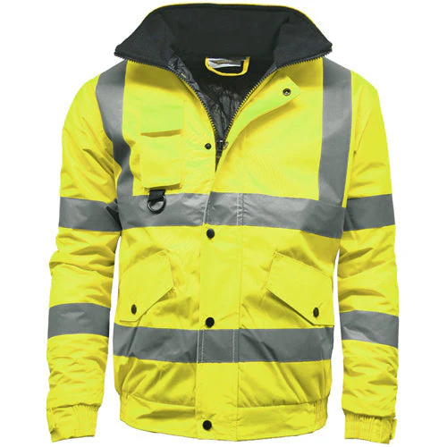 Hi Vis HV301 Bomber Jacket - Image 4