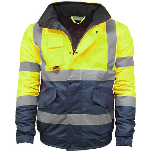 Hi Vis HV301 Bomber Jacket - Image 6