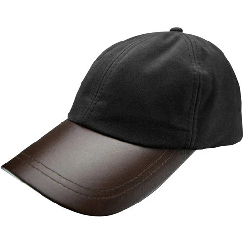 Leather Skip Wax Baseball Cap - Image 3