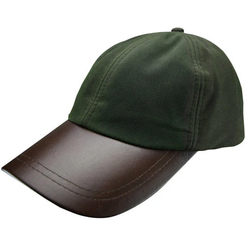 Leather Skip Wax Baseball Cap - Image 5