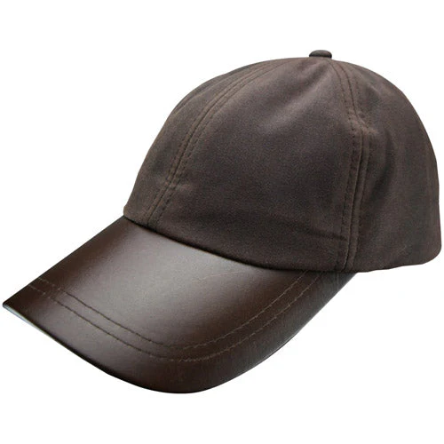 Leather Skip Wax Baseball Cap - Image 6
