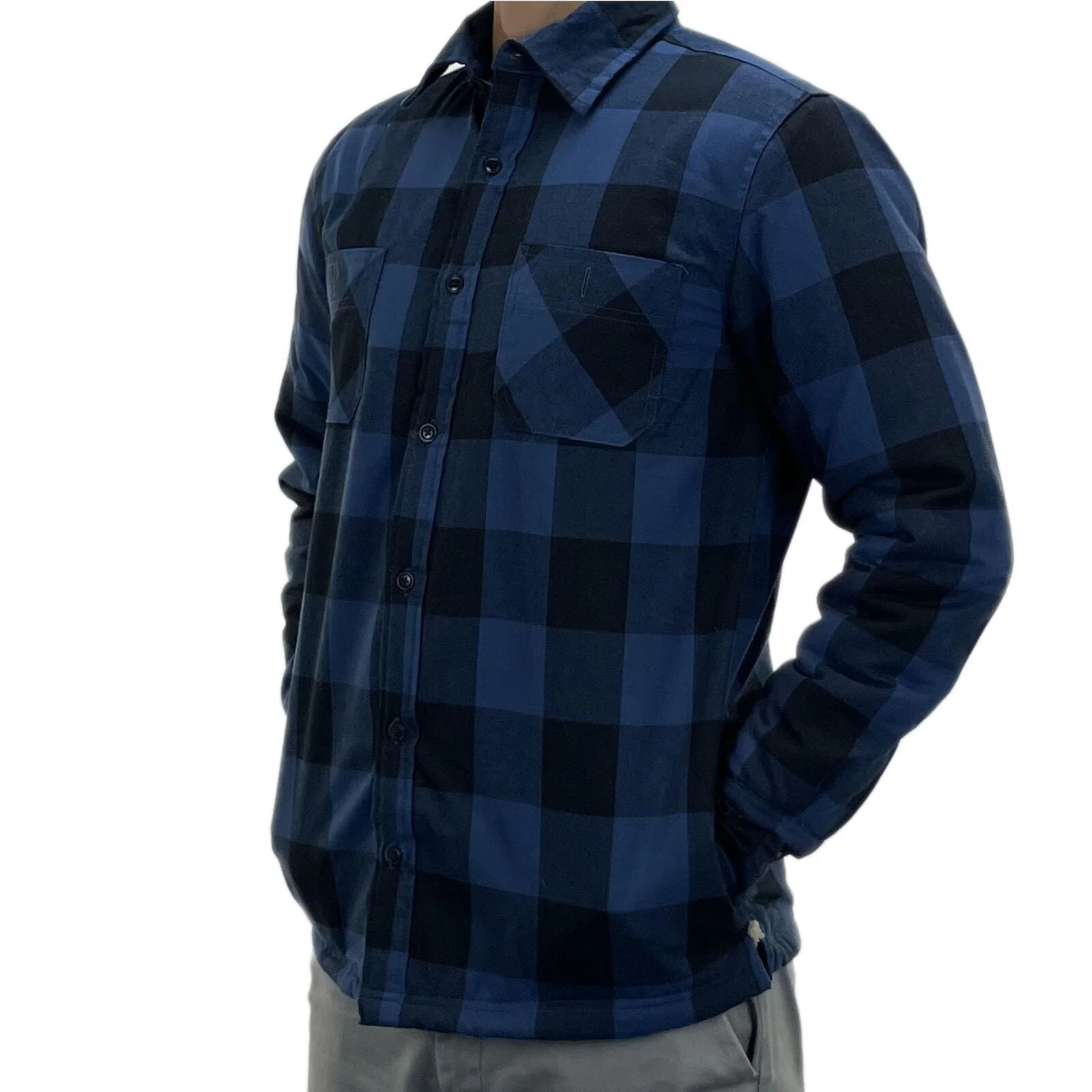 Mens Sherpa Fleece Lined Work Shirt - 4061 - Image 10