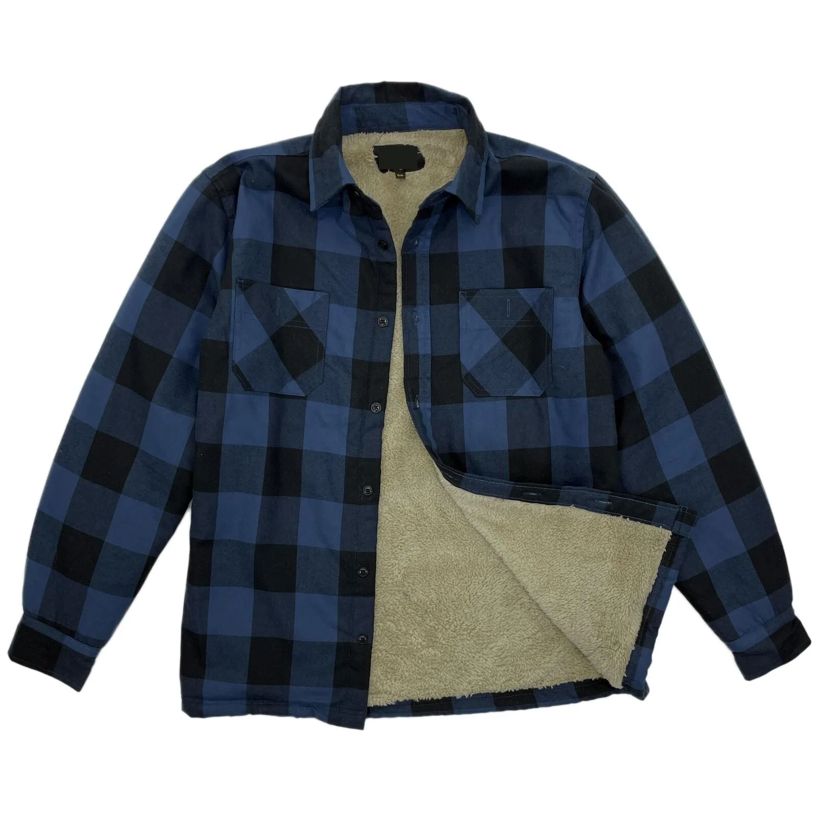 Mens Sherpa Fleece Lined Work Shirt - 4061 - Image 12