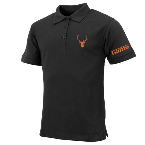 Mens Premium Polo Shirt with Stag & Game Logo Printing - Image 6