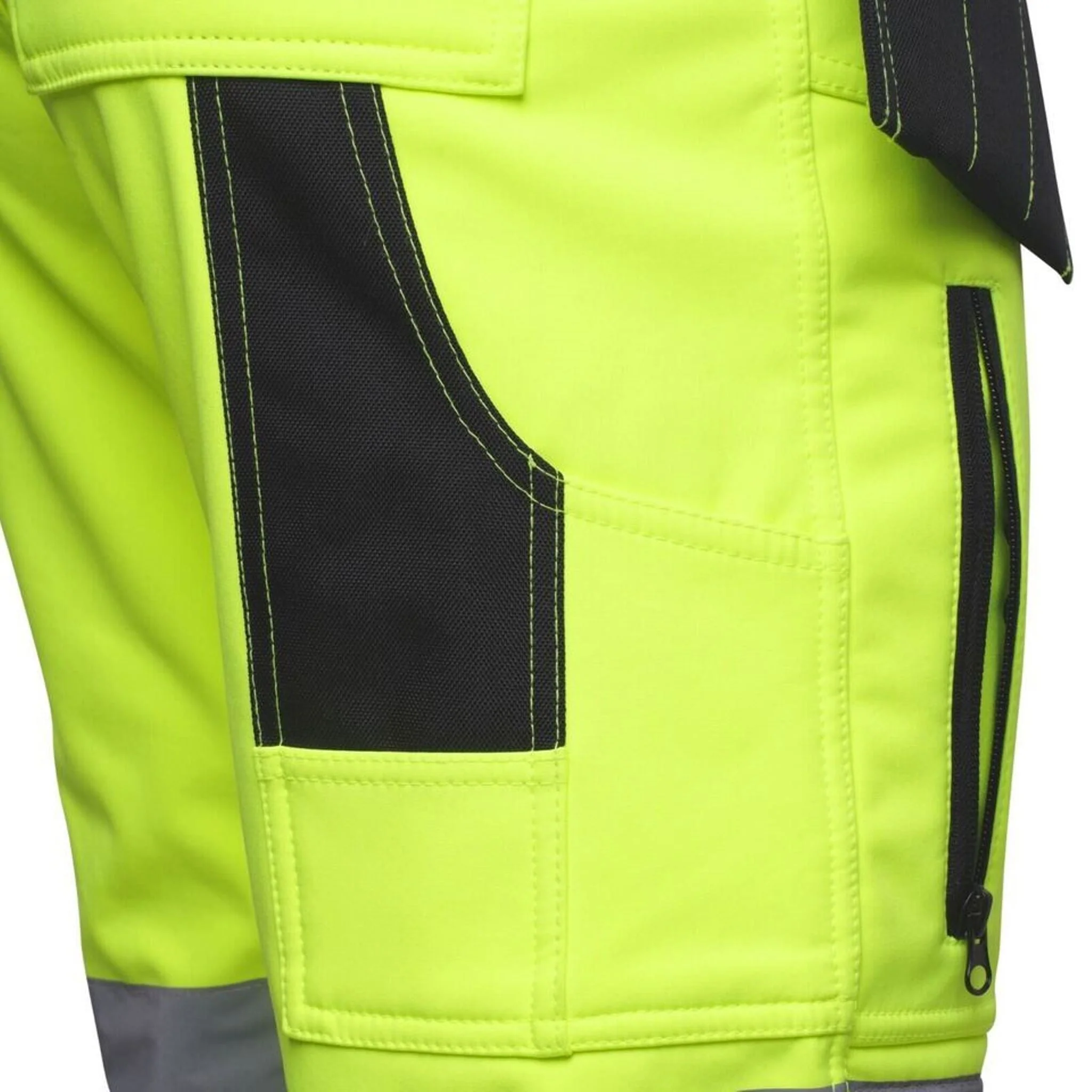 Men's Hi Vis Softshell Cargo Trousers - AV059 - Image 4
