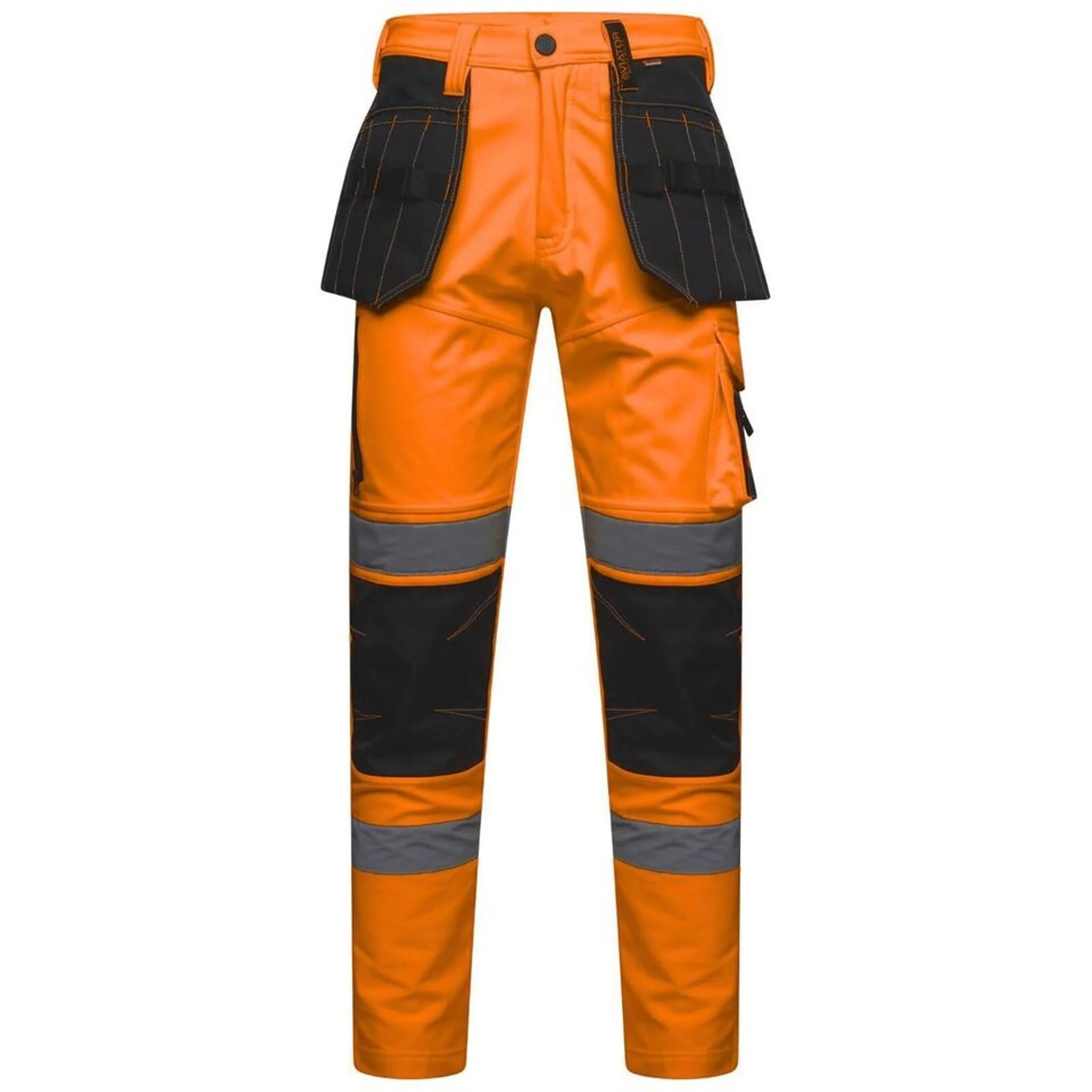 Men's Hi Vis Softshell Cargo Trousers - AV059 - Image 6