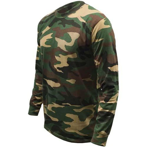 Game Woodland Camouflage Long Sleeve T Shirt - Image 2