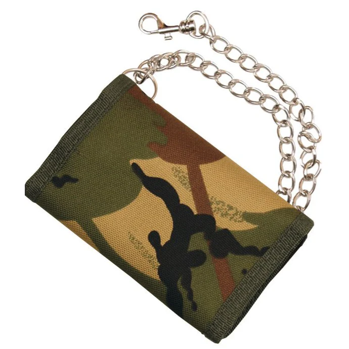 Military black Wallet and chain - Image 3