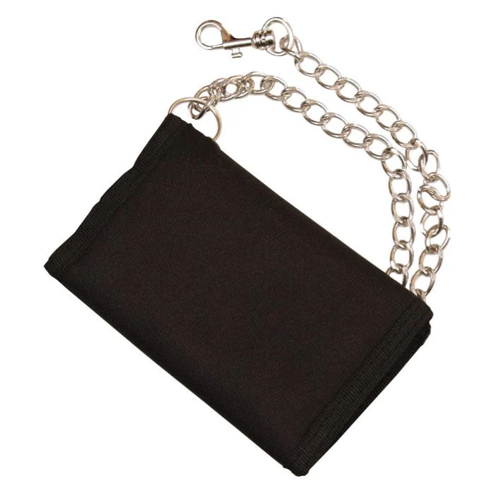 Military black Wallet and chain - Image 4
