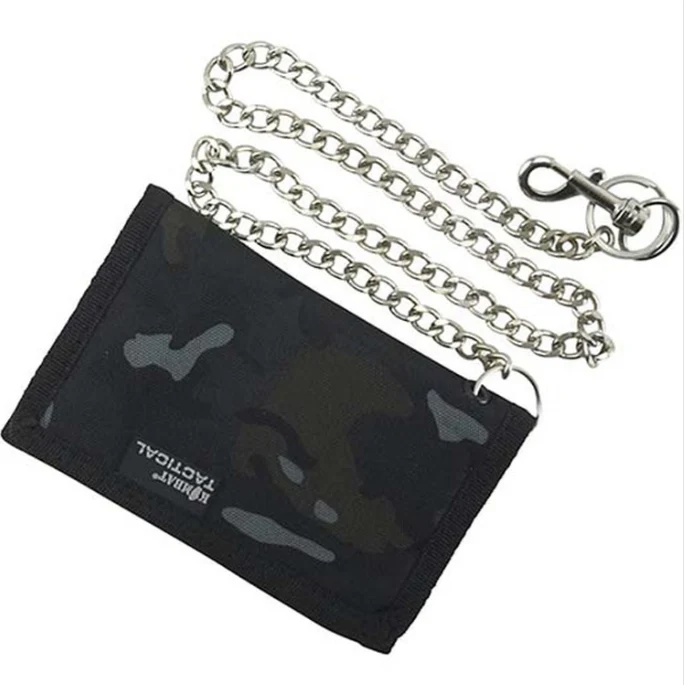 Military black Wallet and chain - Image 5