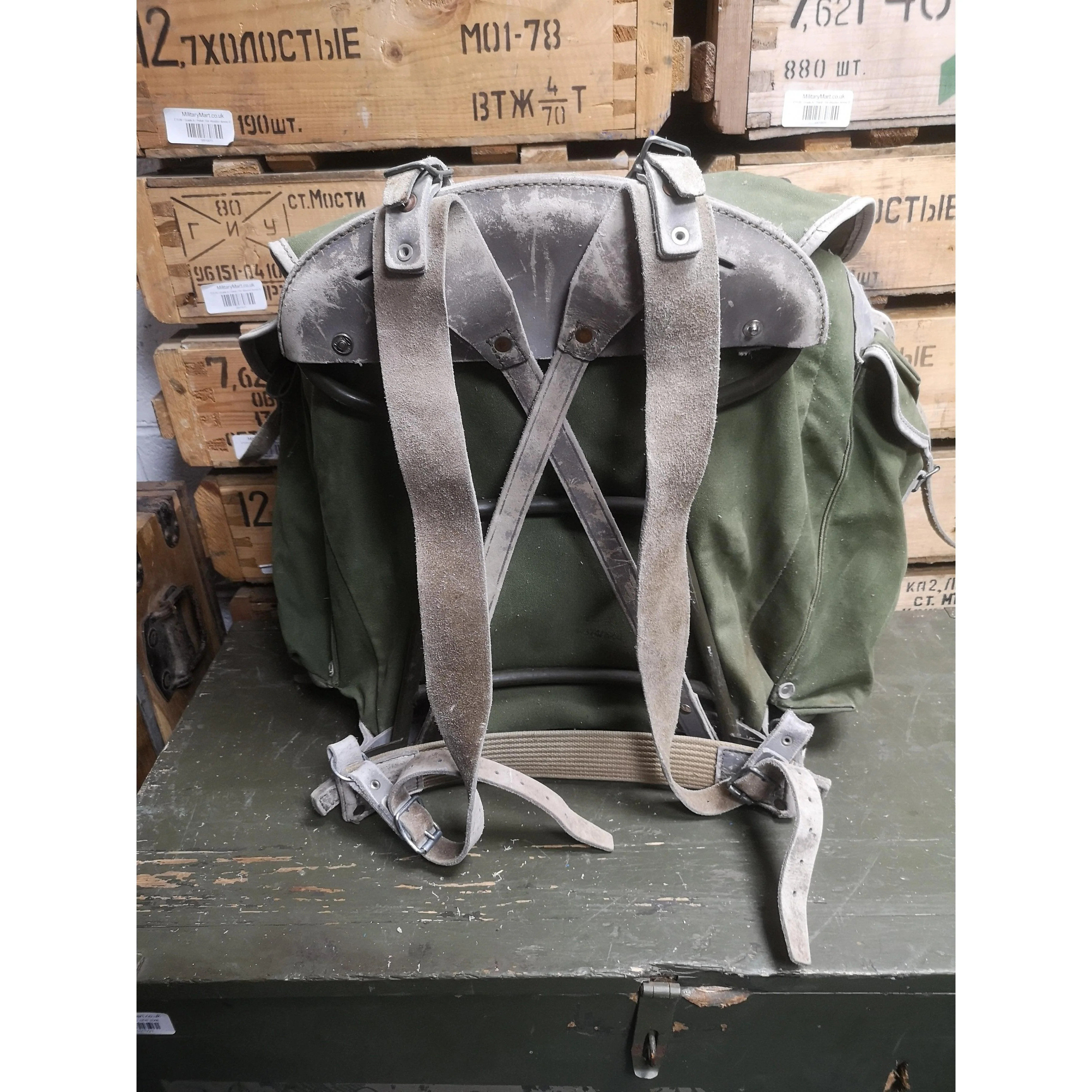 Norwegian Army Vintage Canvas Telemark Rucksack - Image 2