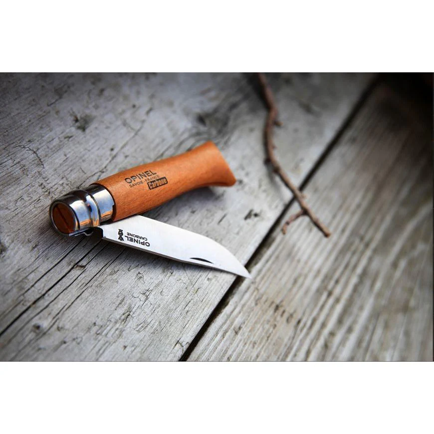 Opinel Classic Knife No. 8 - Carbon Steel - Image 3