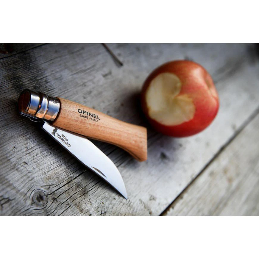 Opinel Classic Knife No. 8 - Stainless Steel - Image 3
