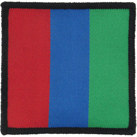 Genuine Parachute Regiment HQ – 2nd Pattern DZ Patch (Red/Blue/Green)