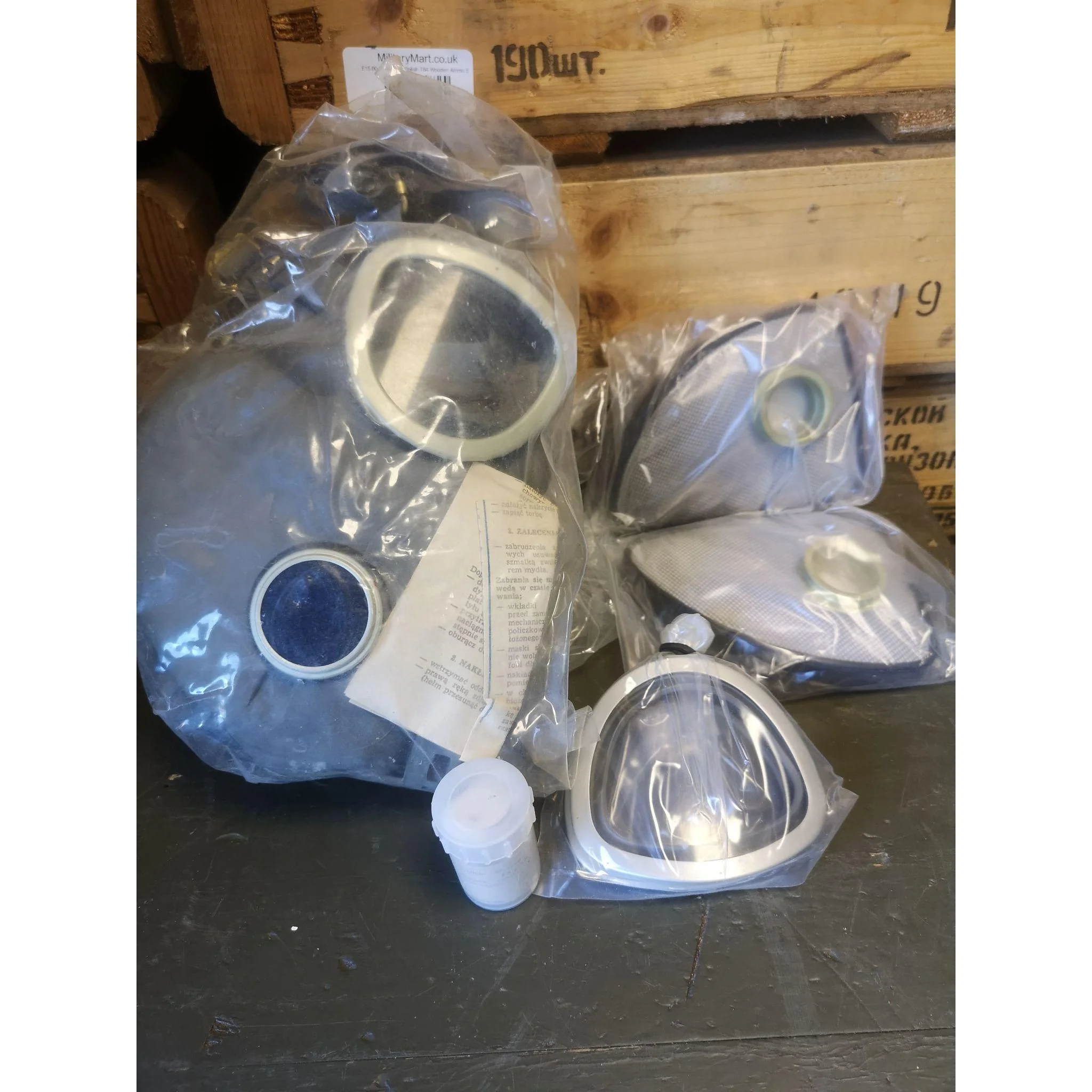Polish Army MP4 Respirator Grey - Image 3