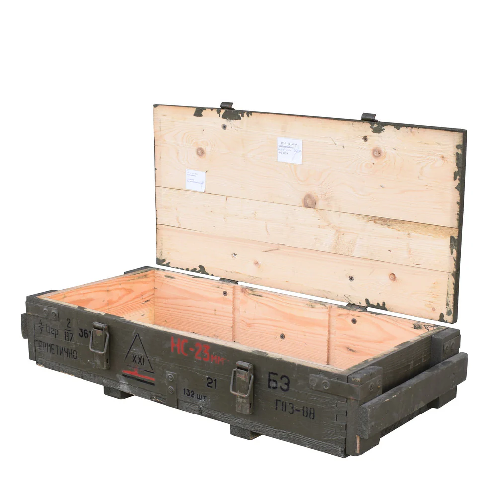 Polish / Russian ZU-23 Crate Ammo Box - Image 2