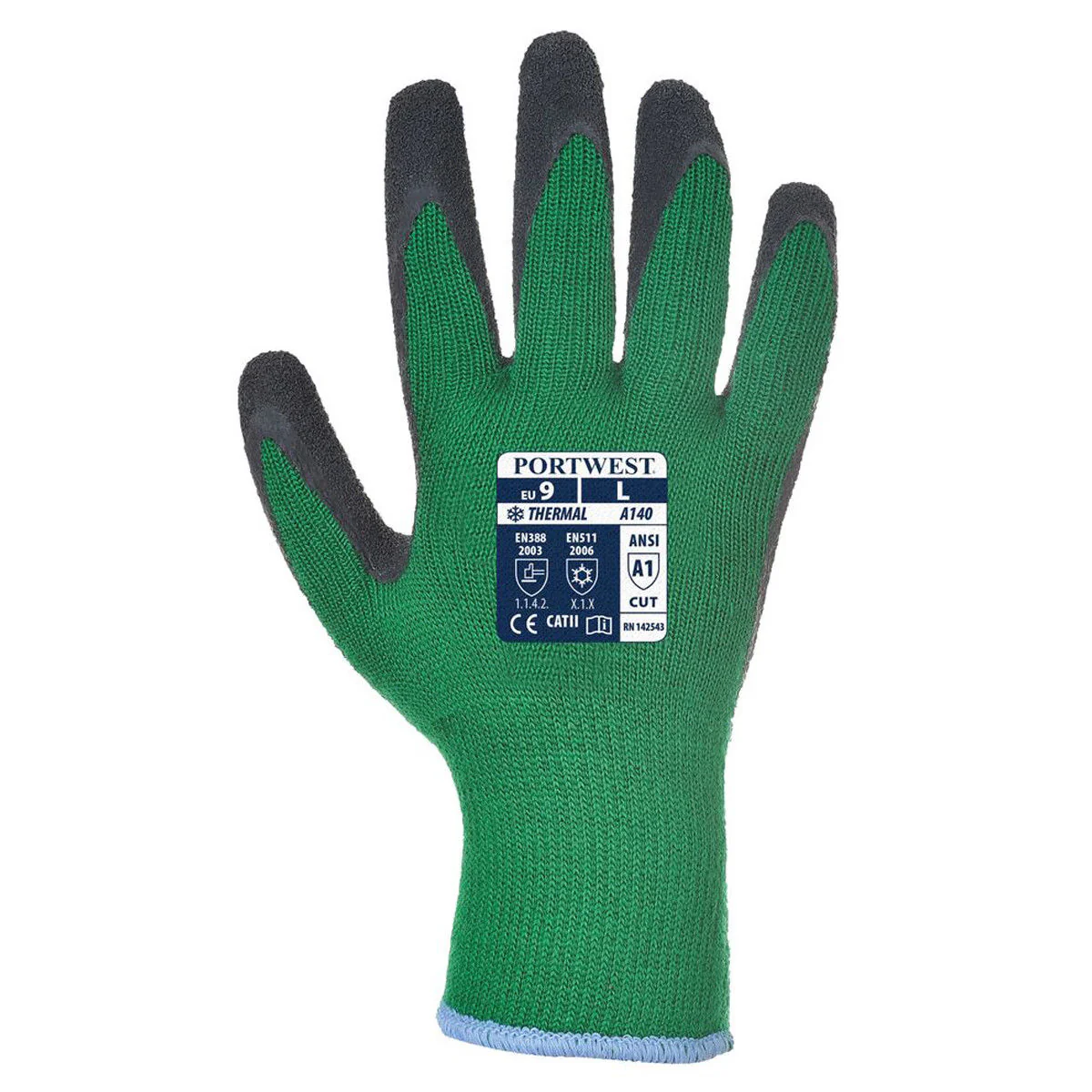 Portwest A140 Thermal Grip Latex Gloves - 12 Pack - Image 6