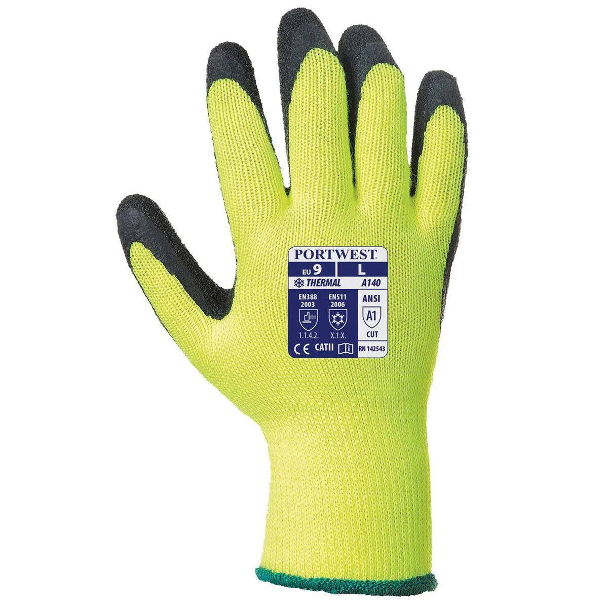 Portwest A140 Thermal Grip Latex Gloves - 12 Pack - Image 7