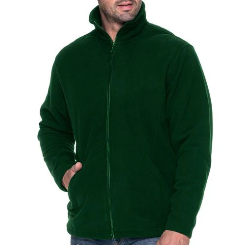Premium Men's Microfleece Jacket - FBH681 - Image 2