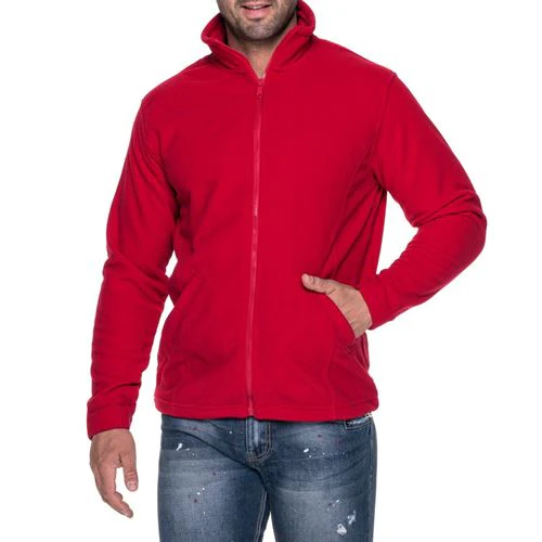 Premium Men's Microfleece Jacket - FBH681 - Image 4