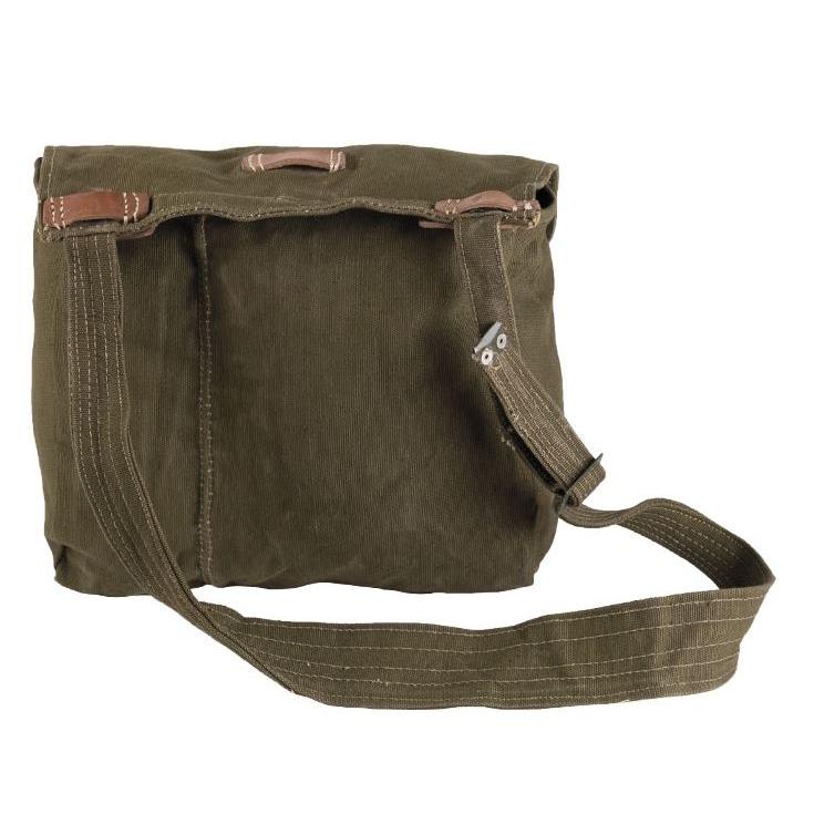 Romanian RSR Army Vintage Bread Bag with leather - Image 2