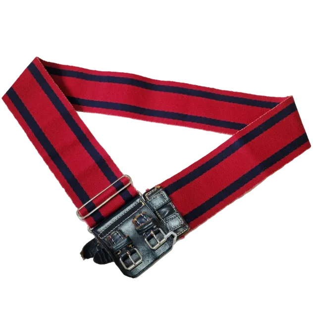 Royal Engineers (RE) Stable Belt – Leather Strap & Buckle (Grade A)
