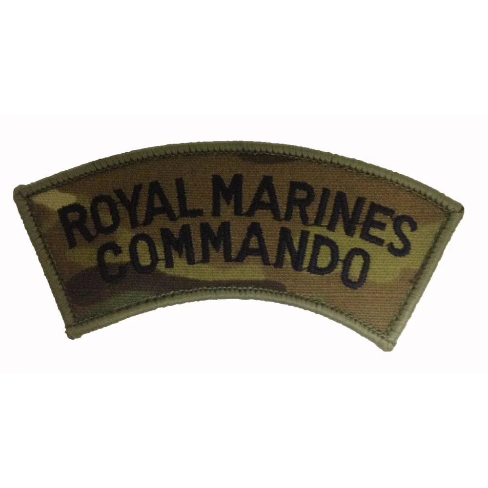 Royal Marines Commando Multicam® Hook & Loop Shoulder Flash – Single