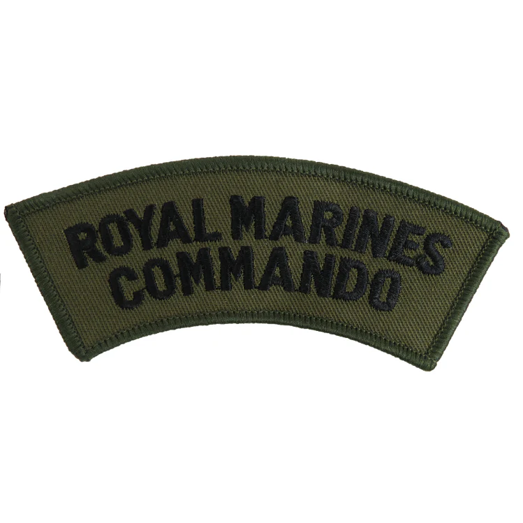 Royal Marines Commando Subdued Shoulder Flash – Single