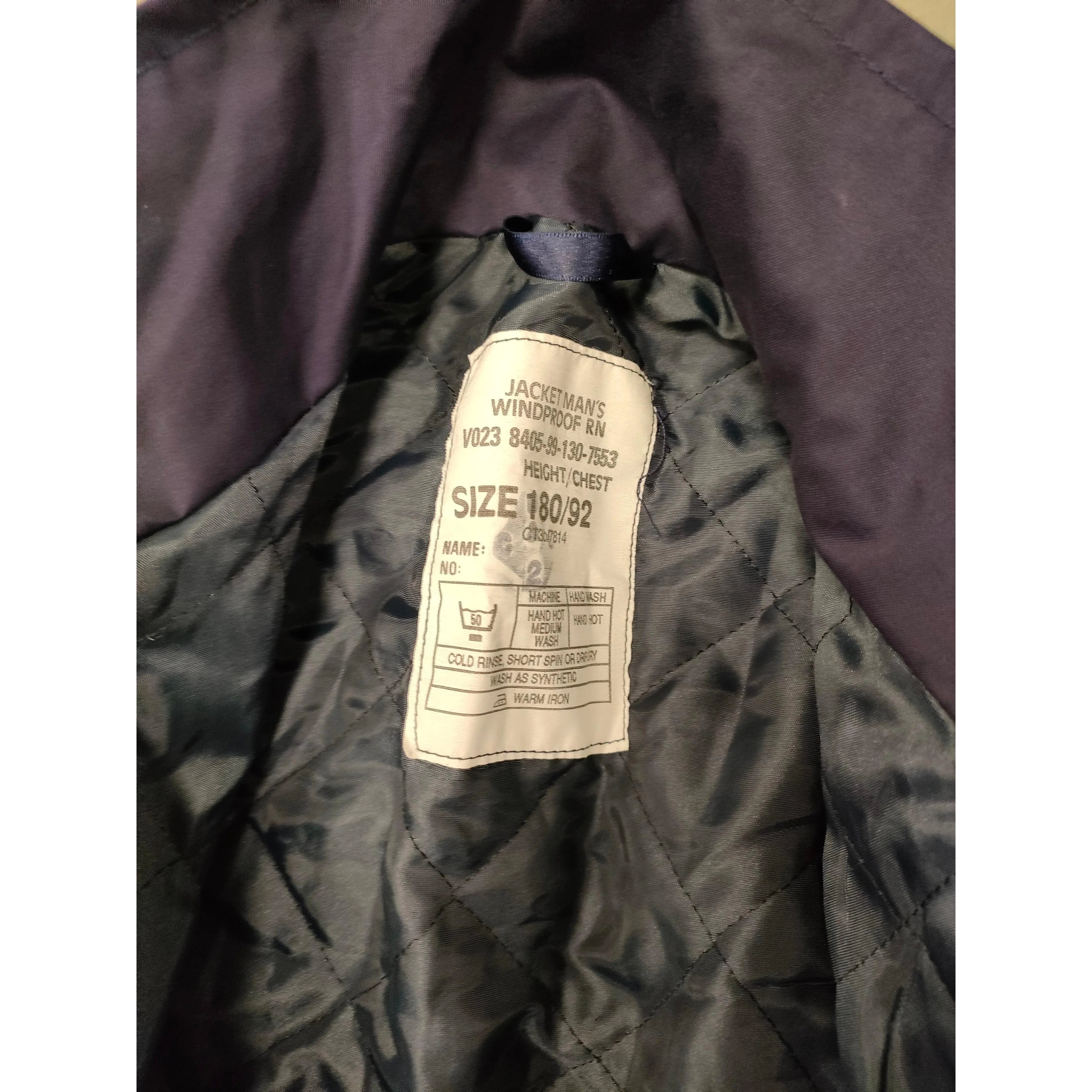 Royal Navy Windproof Jacket - Mans - Image 2