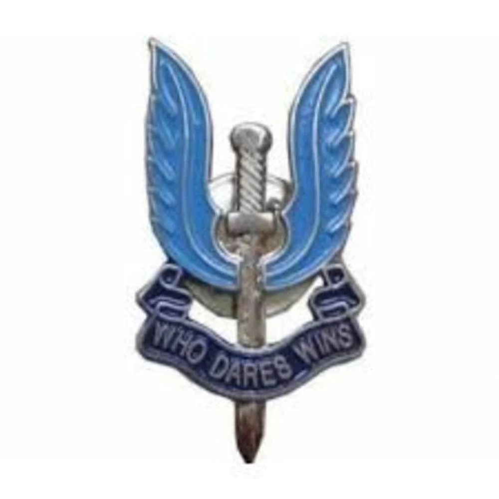 Special Air Service (SAS) "Who Dares Wins" Lapel Pin Badge