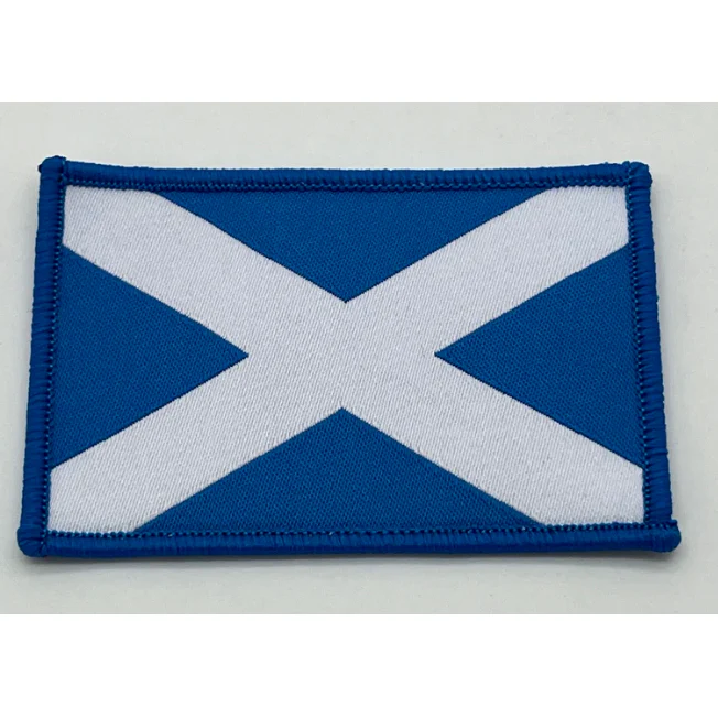 Scottish St Andrew’s Cross (Saltire) Tactical Patch – Hook & Loop