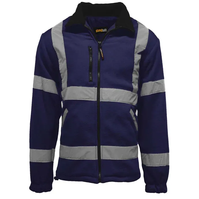 HV022 Hi Vis Fleece Jacket - Image 2