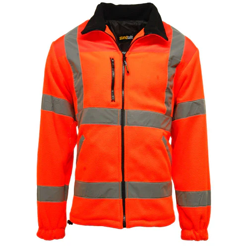 HV022 Hi Vis Fleece Jacket - Image 3