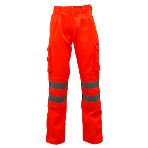 Standsafe HV023 Hi Vis Polycotton Work Trousers - Image 2