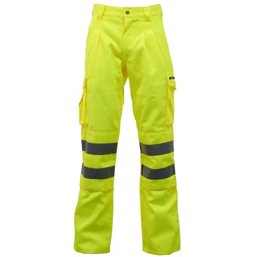 Standsafe HV023 Hi Vis Polycotton Work Trousers - Image 3