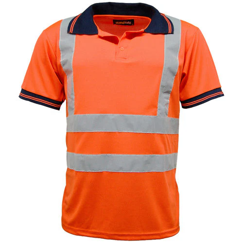 HV004 Hi Vis Short Sleeve Polo Shirt - Image 2