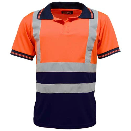 HV004 Hi Vis Short Sleeve Polo Shirt - Image 5