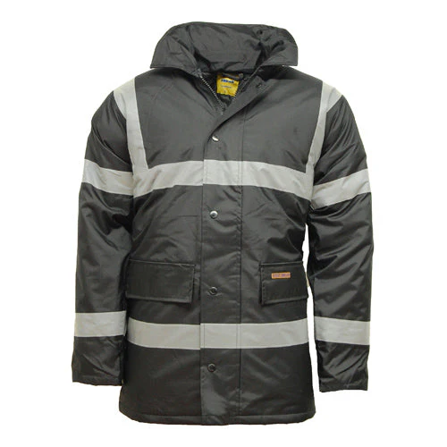 HV302 Hi Vis Waterproof Parka Jacket - Image 3