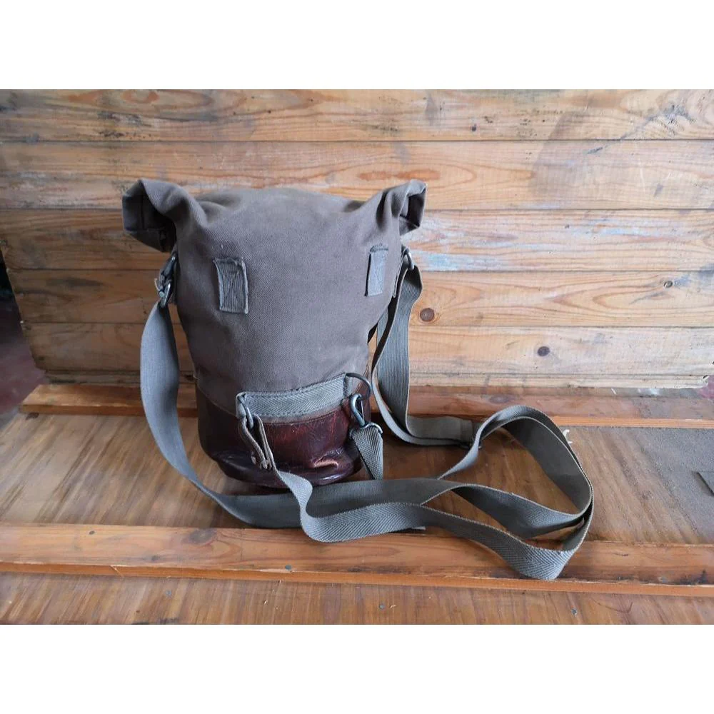Swedish Army M39 Model 39 Gas Mask Bag - Brown