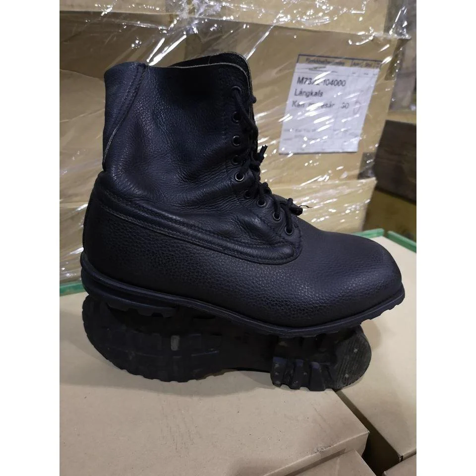 Black - Swedish Army M59 Boots Rubberised