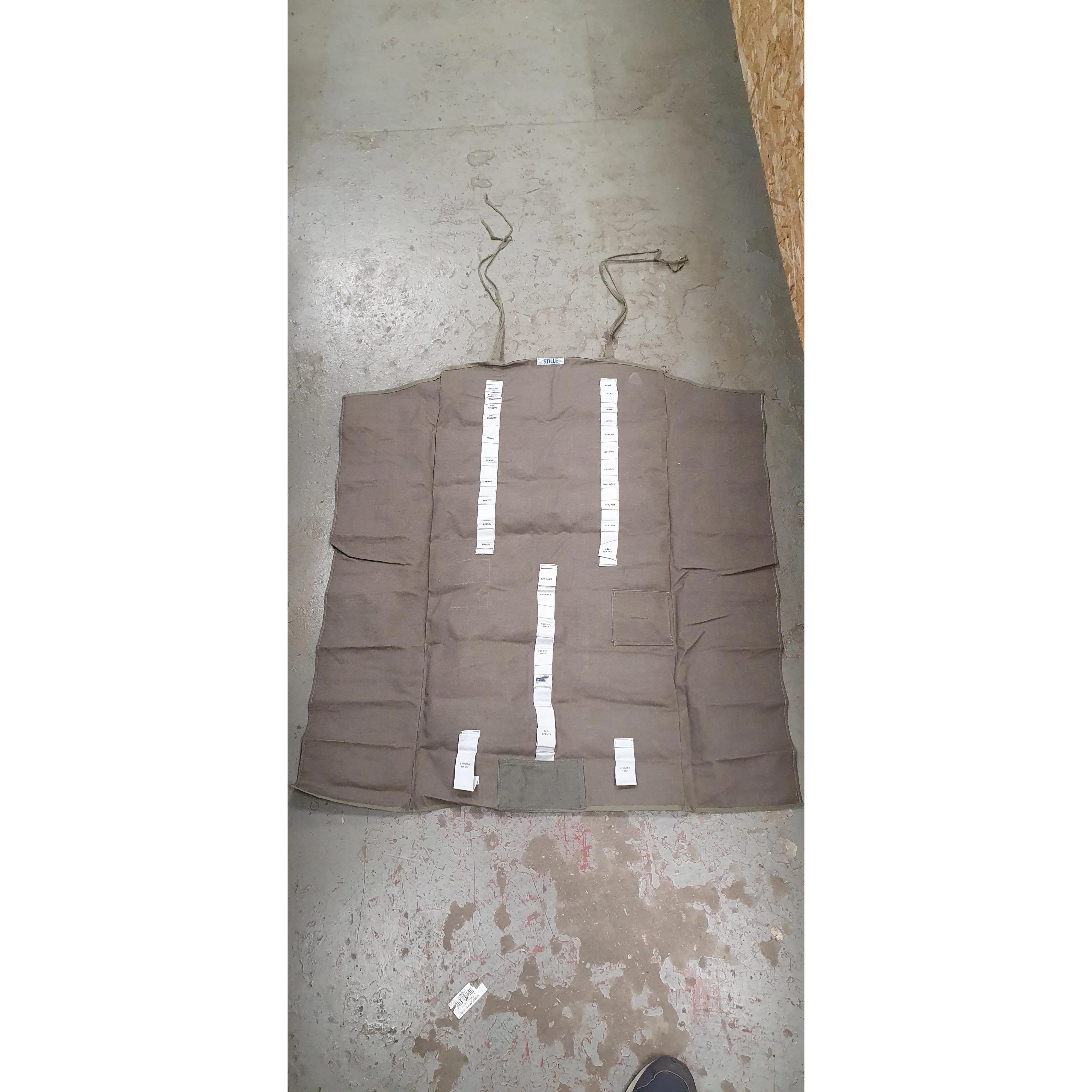 Swedish army tool roll XLarge- Grey - Image 2