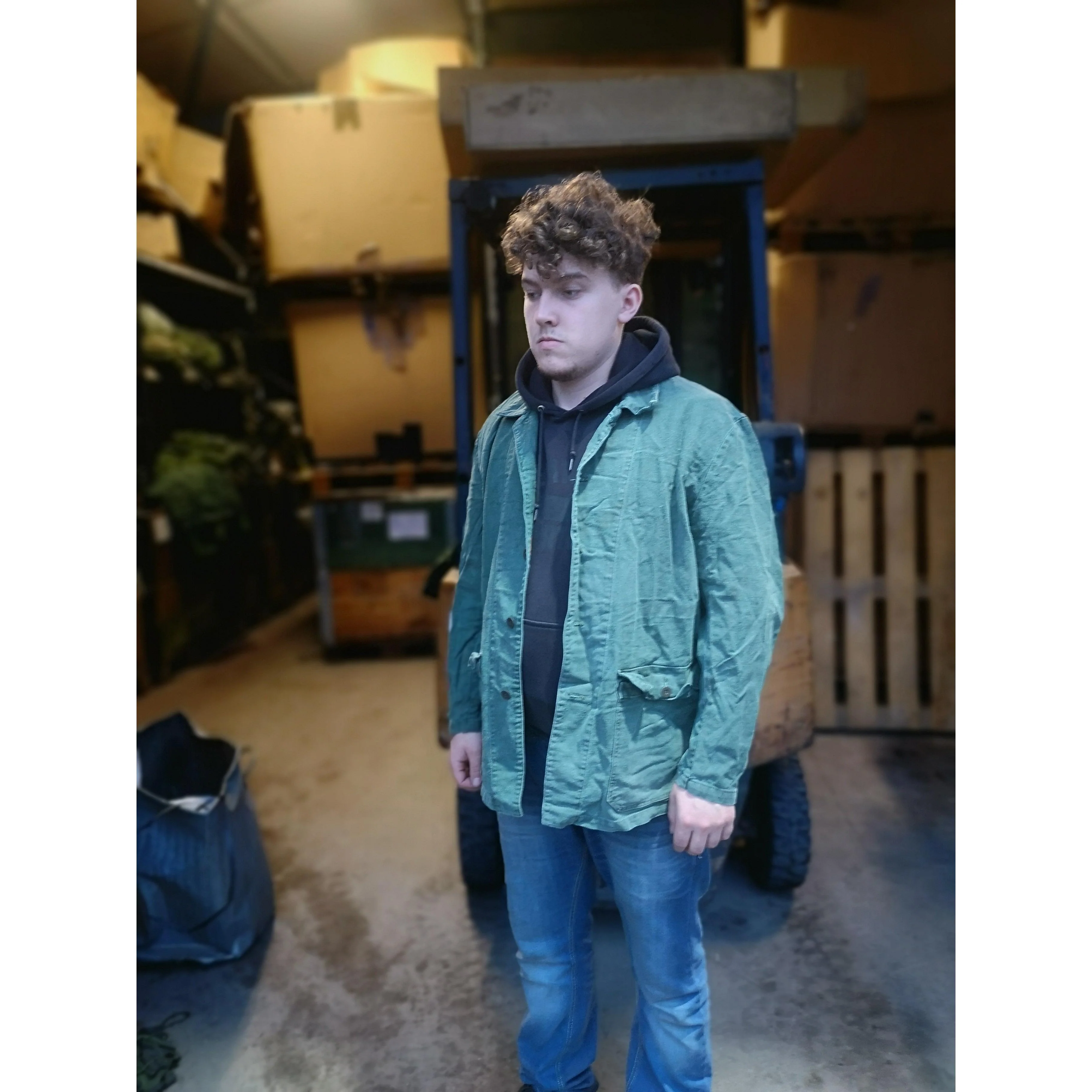 Swedish Vintage Cotton Work Jacket – Grade A - Image 2
