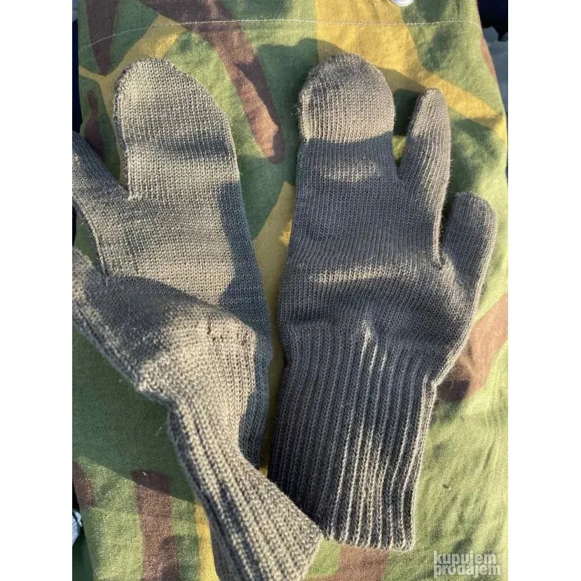 Swedish Army Wool Trigger Finger Mitts