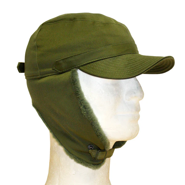 Swedish M59 OD Winter Hat - Image 2