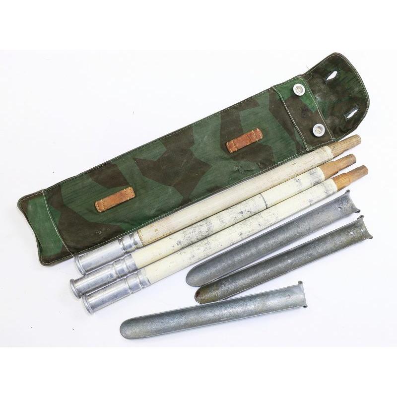 Swiss army tent pole and peg kit  - Zeltbahn Camo
